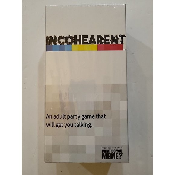 IncoHEARent Adult Party Game Card Drinking Game WHAT DO YOU MEME? Family Trivia - Picture 1 of 6